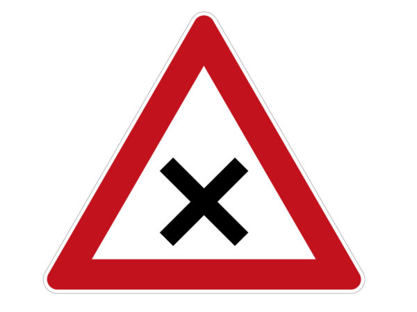 Verkehrszeichen 102 Kreuzung Rechts Vor Links Radfahrausbildung Grundschule